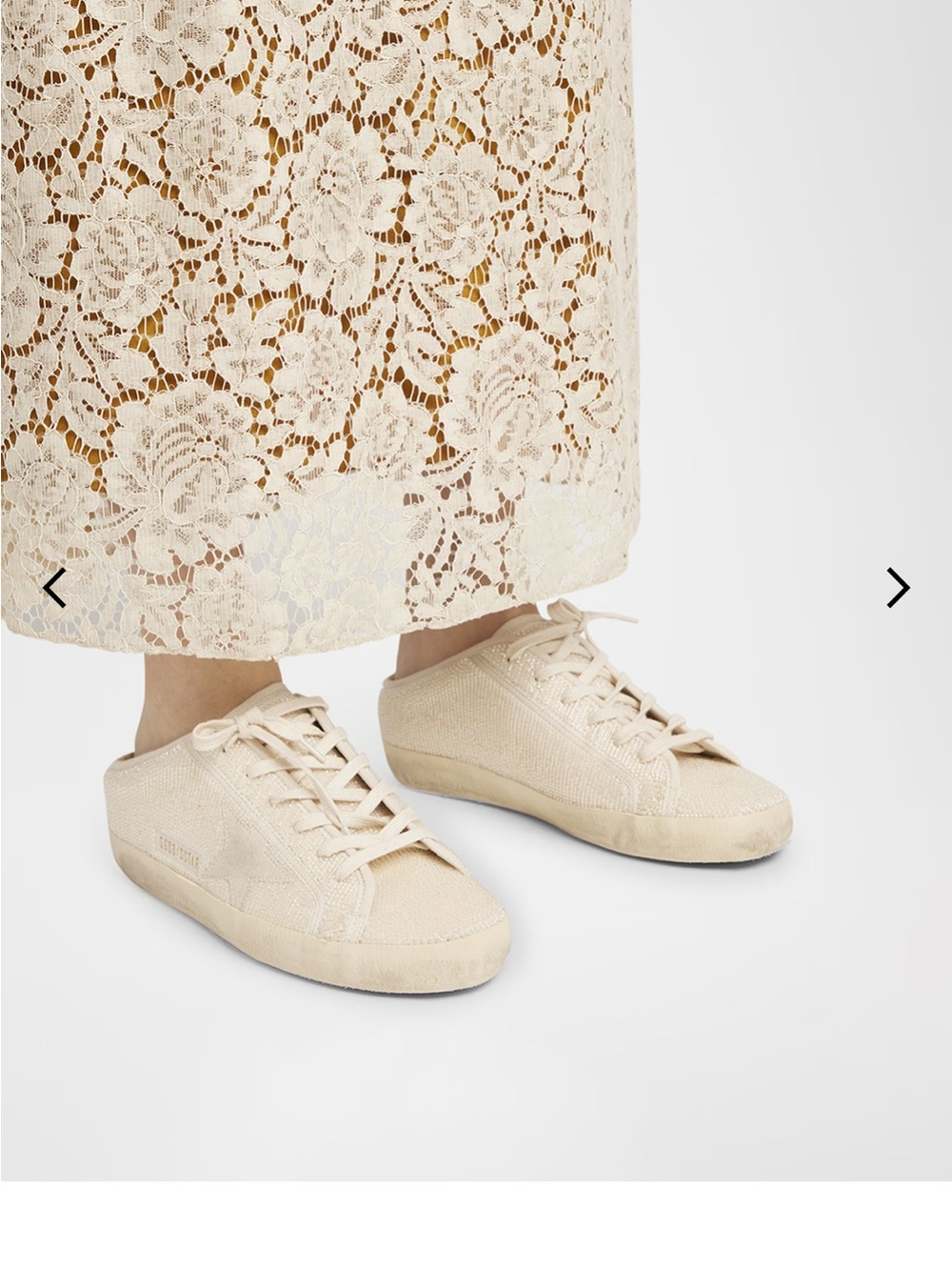 Golden Goose beaded sneakers